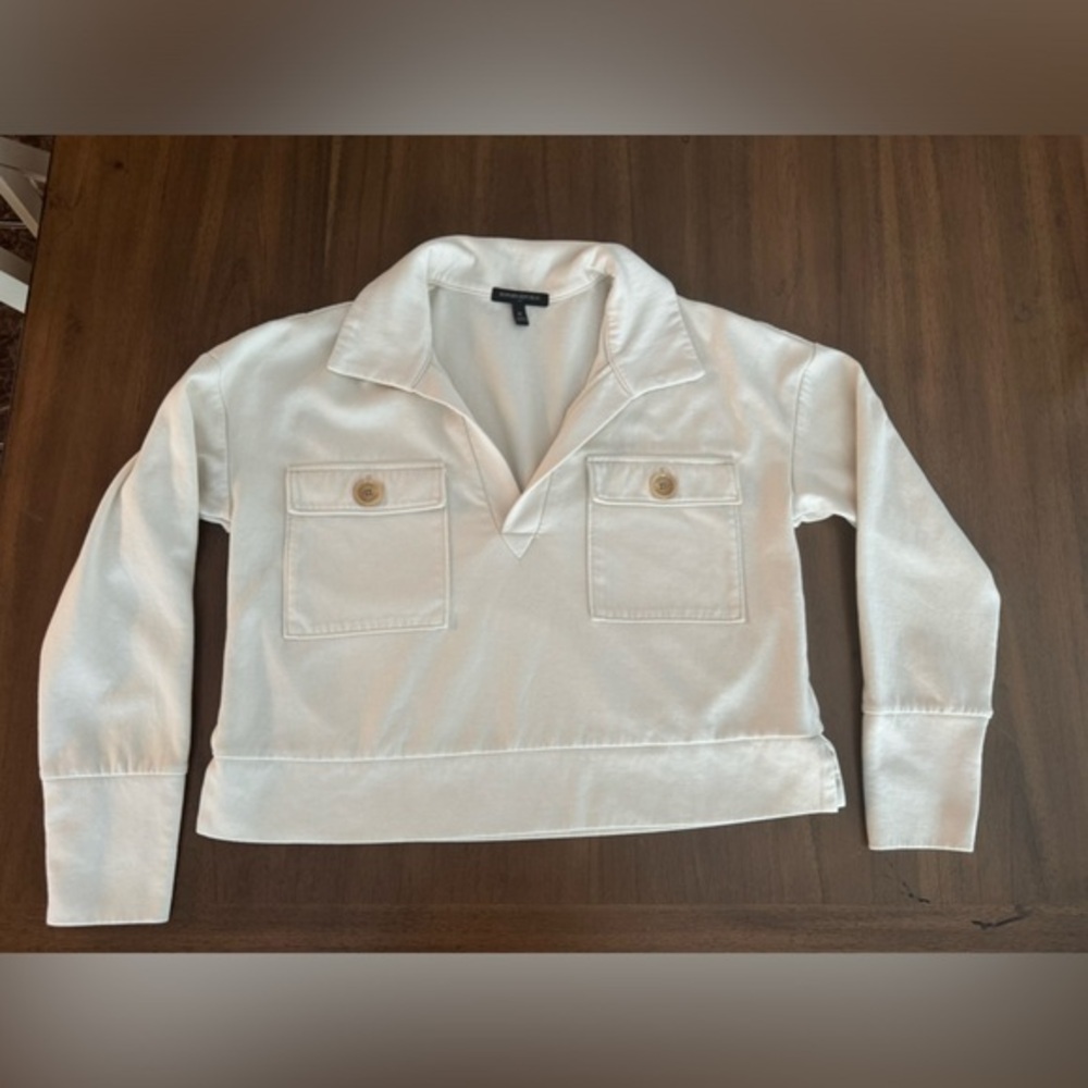 Banana Republic Cream Top Size Medium